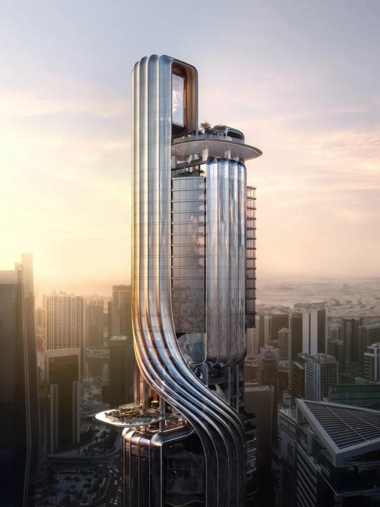 Lumena Alta tower in Business Bay Dubai by Omniyat – ultra-luxury commercial landmark presented by Tohid Fetrat