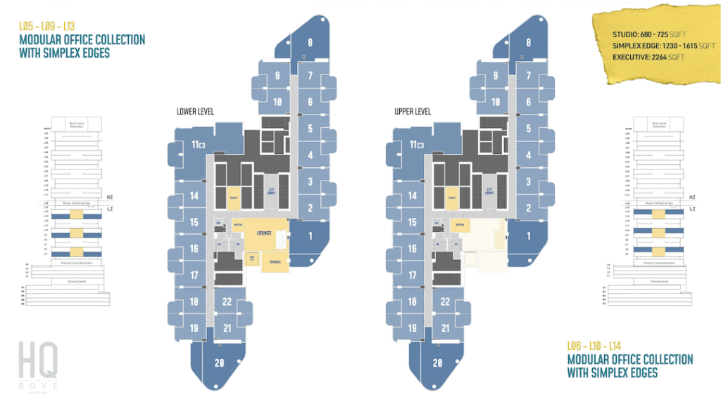 Investors can customize office sizes at HQ by Rove-TohidFetrat