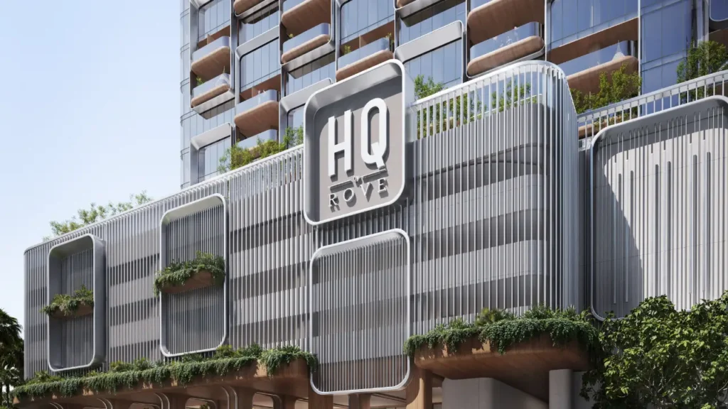 HQ by Rove Dubai – modern commercial and lifestyle development by IRTH, featuring innovative architecture and vibrant design, presented by Tohid Fetrat.