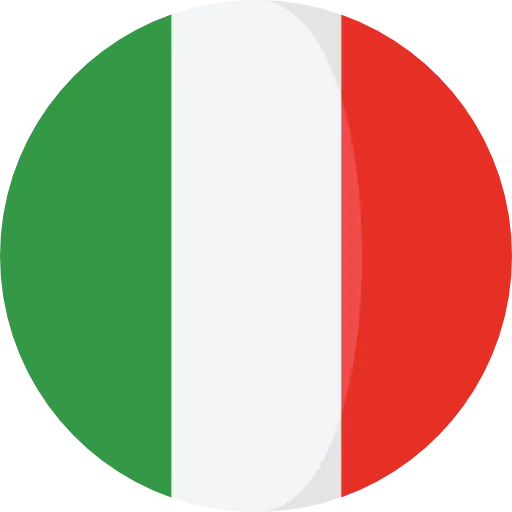 Italian flag icon representing Italy investors investing in Dubai luxury properties