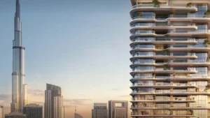 Avarra by Palace by Emaar — luxury residential tower in Business Bay Dubai with panoramic Burj Khalifa views and modern architectural design — presented by Tohid Fetrat.