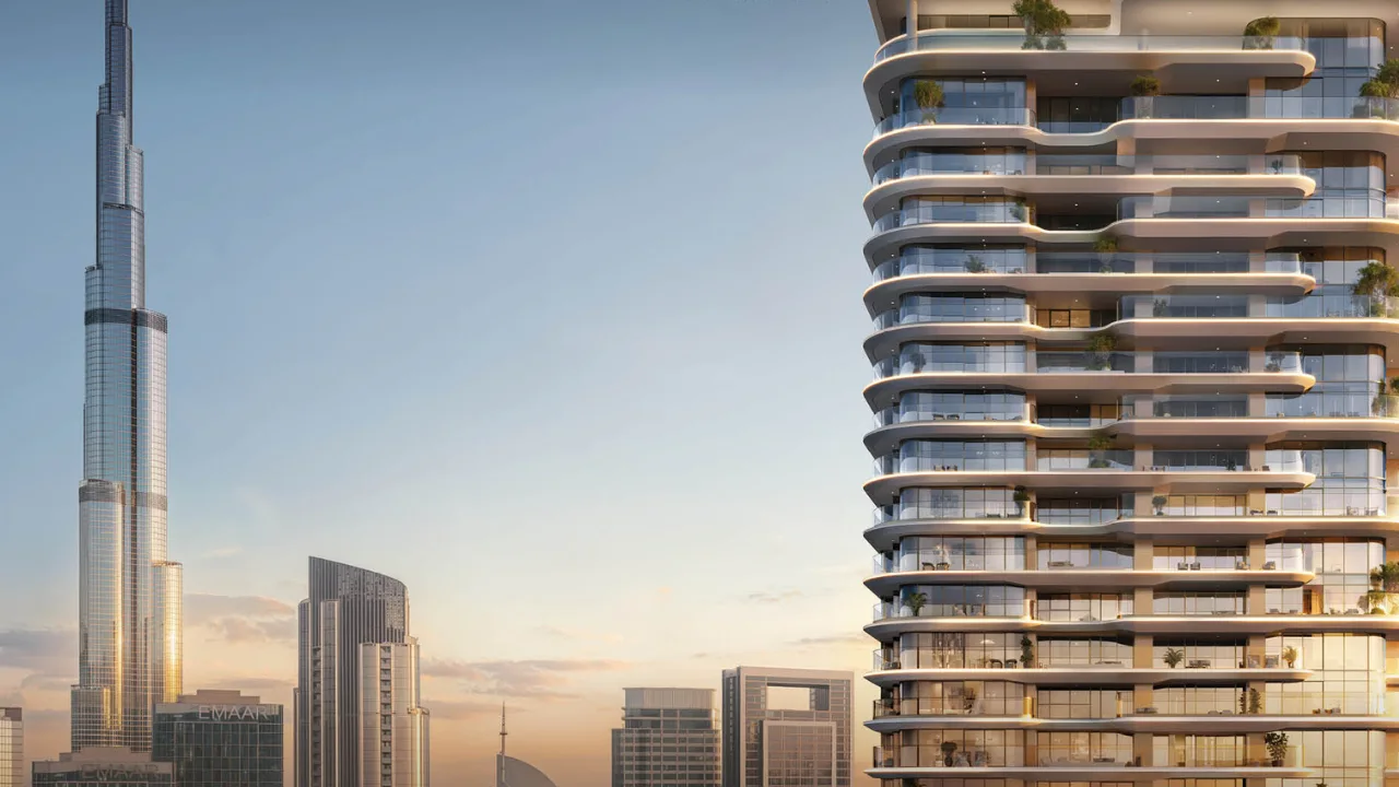 Avarra by Palace by Emaar — luxury residential tower in Business Bay Dubai with panoramic Burj Khalifa views and modern architectural design — presented by Tohid Fetrat.