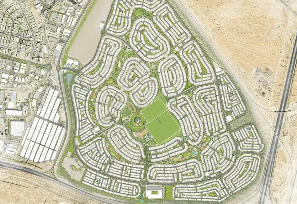 Grand Polo Club & Resort master plan by Emaar – Dubai’s newest equestrian-inspired community map presented by Tohid Fetrat.
