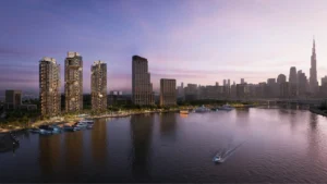 The Edit at d3 by Meraas – waterfront residential towers with Burj Khalifa view in Dubai Design District
