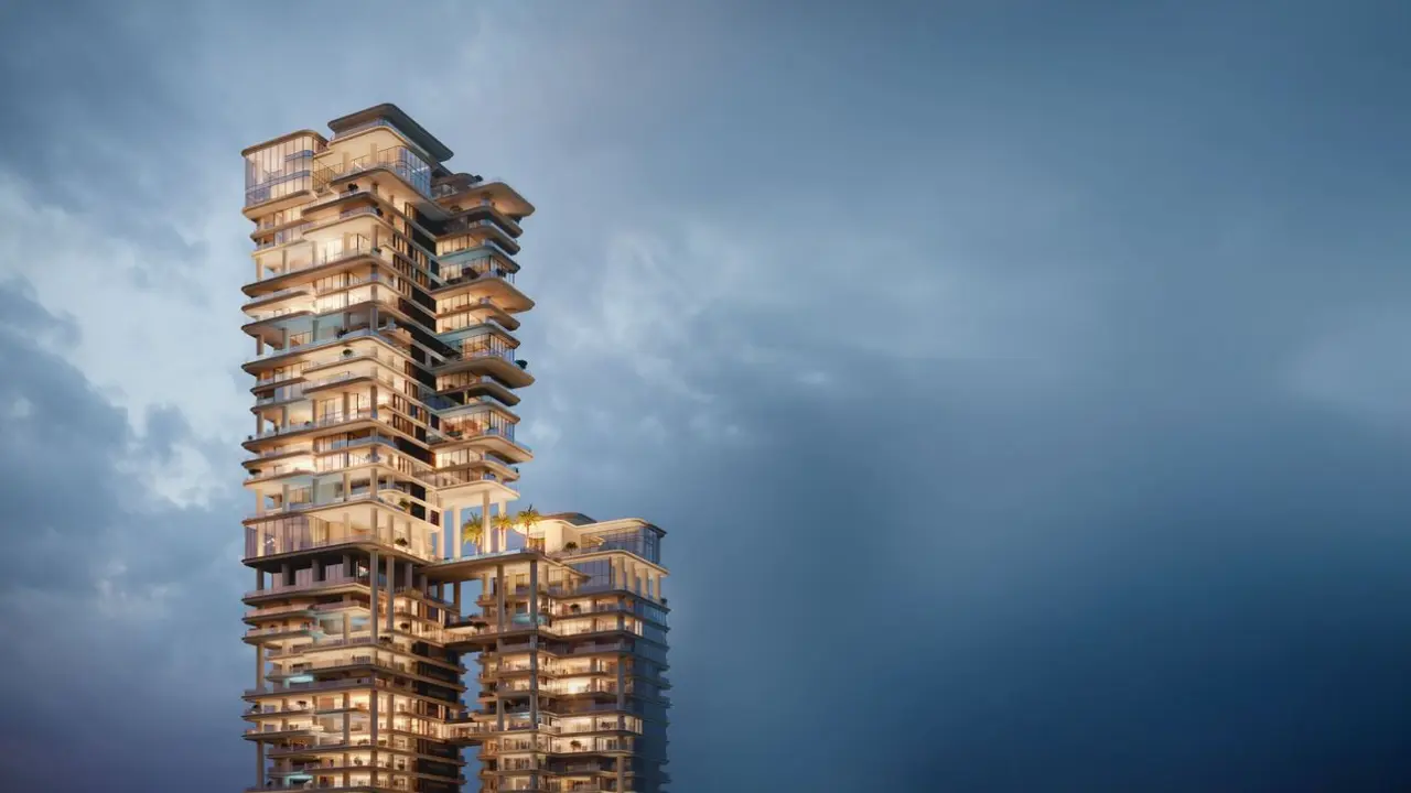 Vela Viento by Omniyat — luxury waterfront tower in Dubai with sculptural architecture, sky terraces, and panoramic city views — presented by Tohid Fetrat.
