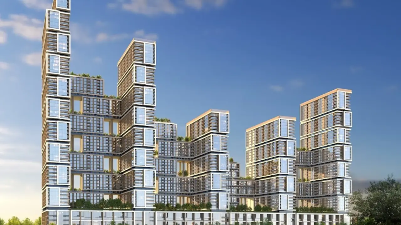 Sobha One Park Avenue Dubai — luxury apartments with innovative stacked architecture and skyline views — presented by Tohid Fetrat.