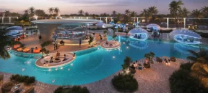 Antigua at DAMAC Islands 2 lagoon social club waterfront leisure destination community Dubai Presented by Tohid Fetrat