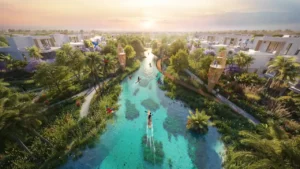Antigua at DAMAC Islands 2 lagoon waterway villas waterfront landscape community Dubai Presented by Tohid Fetrat
