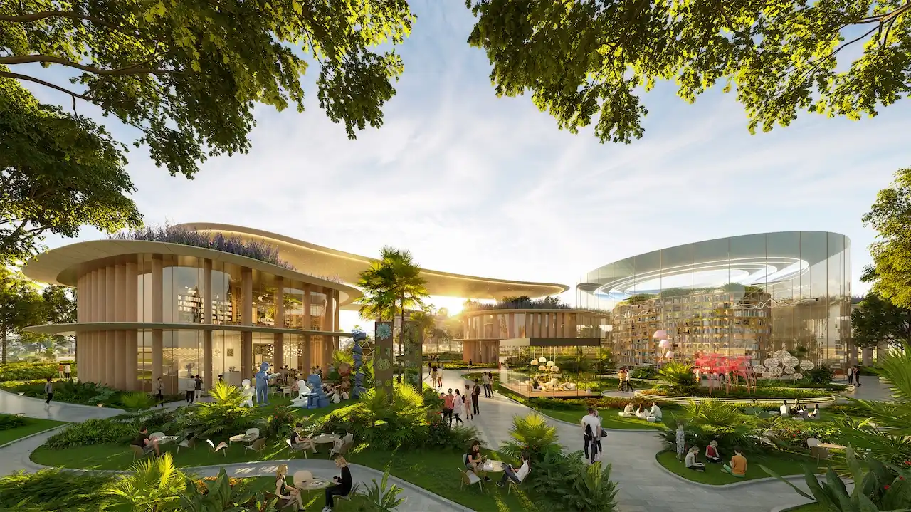 DAMAC Islands 2 community clubhouse garden modern lifestyle environment Dubai Presented by Tohid Fetrat