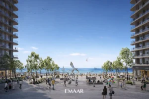 Emaar Beachfront waterfront promenade lifestyle Dubai Presented by Tohid Fetrat