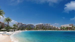 Palm Central at Palm Jebel Ali lagoon beachfront with sandy beach and modern waterfront residences Dubai Presented by Tohid Fetrat