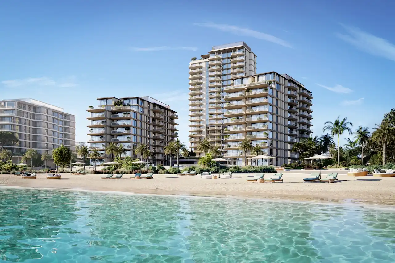 beachfront residential towers at Bay Grove Residences on Dubai Islands Island B in Dubai presented by Tohid Fetrat