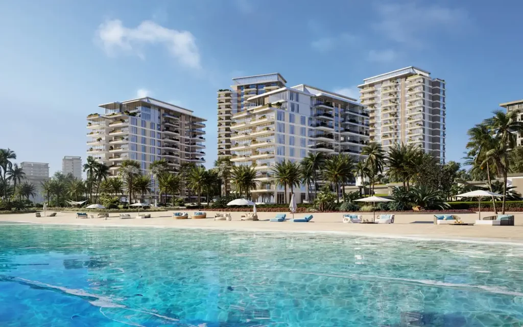 Beachfront residences view at Bay Grove Residences Phase 2 Dubai Islands Island B Presented by Tohid Fetrat