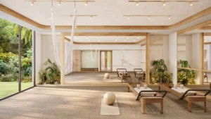 Wellness studio interior at Bay Grove Residences Phase 2 Dubai Islands Island B Presented by Tohid Fetrat
