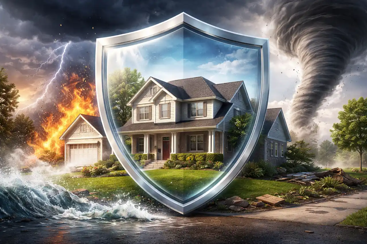 Building insurance vs home insurance in Dubai and what building insurance covers showing protection against fire flood storm and structural risks Presented by Tohid Fetrat