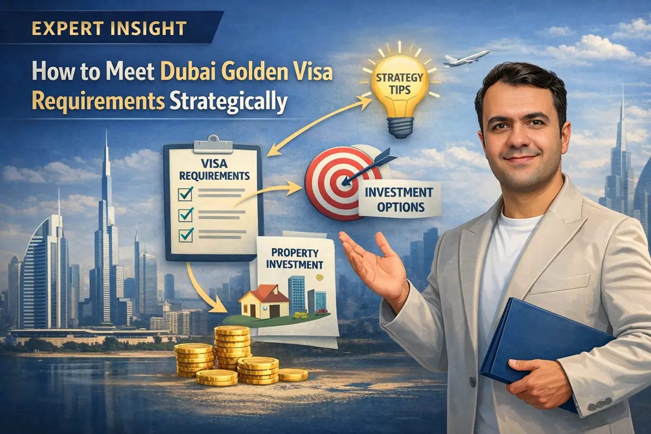 دیدگاه تخصصی درباره نحوه برآورده کردن شرایط گلدن ویزای دبی به صورت استراتژیک با گزینه های سرمایه گذاری و برنامه ریزی ملک ارائه شده توسط توحید فطرت