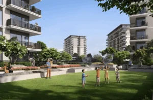 Grove Ridge at Emaar South by Emaar Properties central green courtyard in Dubai Presented by Tohid Fetrat