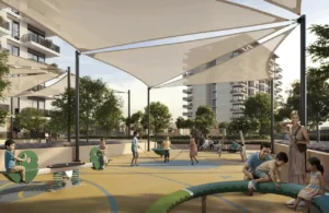Grove Ridge at Emaar South by Emaar Properties kids play area in Dubai Presented by Tohid Fetrat