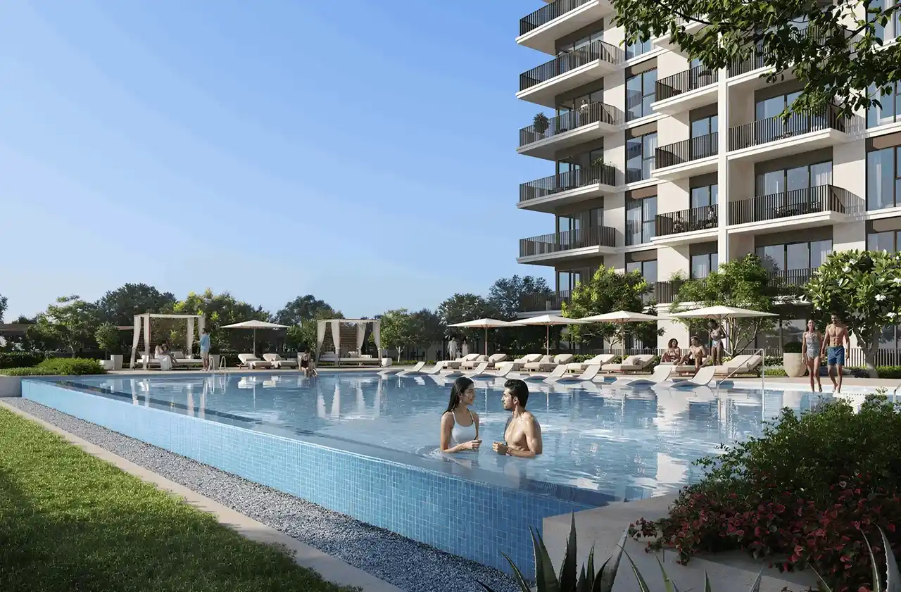 Grove Ridge at Emaar South by Emaar Properties swimming pool amenity in Dubai Presented by Tohid Fetrat