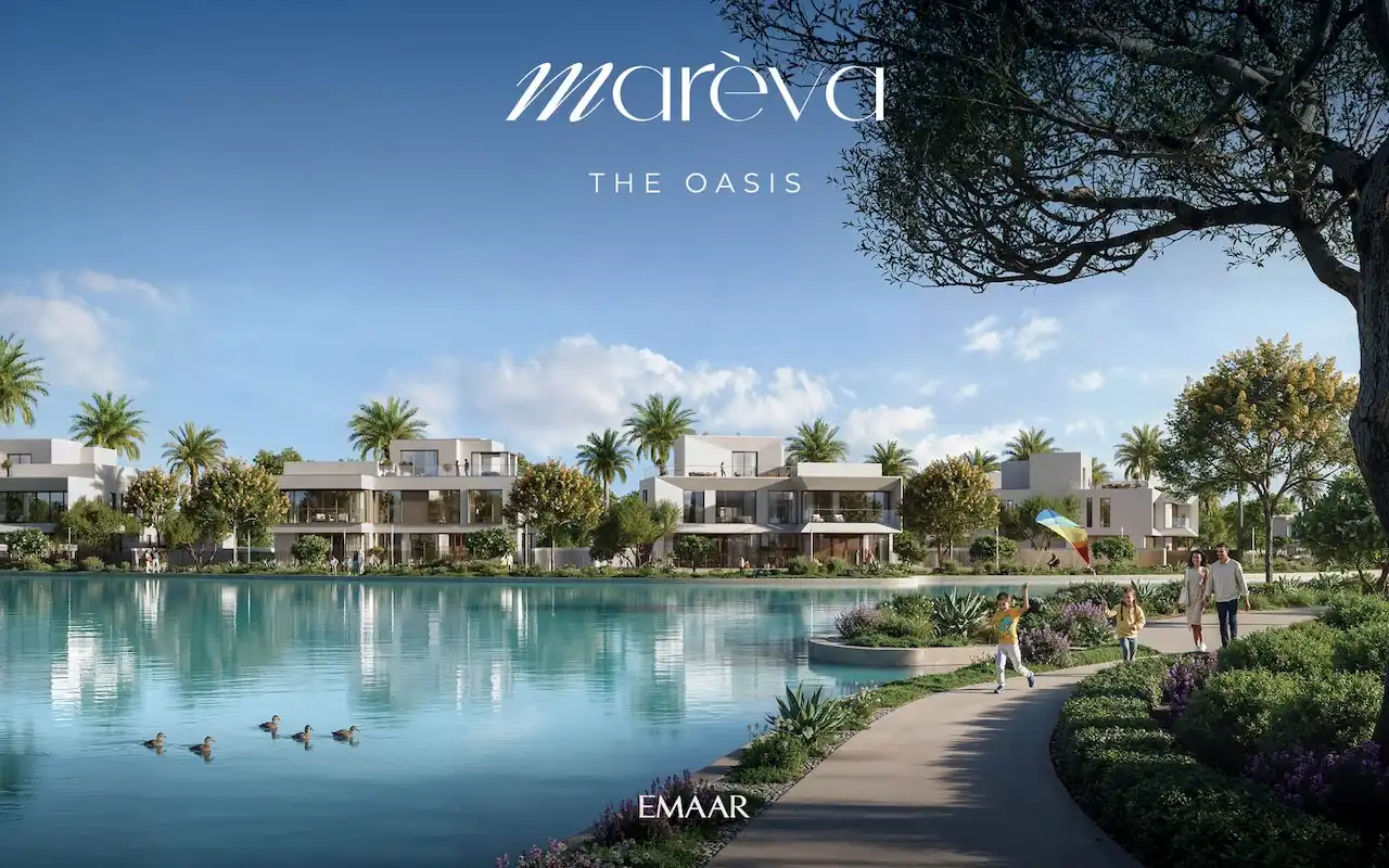 Mareva 2 at The Oasis by Emaar waterfront community with landscaped promenade and modern villas in Dubai Presented by Tohid Fetrat