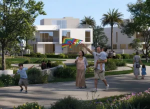 Ovelle at The Valley by Emaar family park with walking paths landscaped gardens and modern villas in Dubai - Presented by Tohid Fetrat