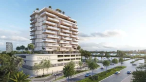 exterior building view at Sunset Bay Grand by Imtiaz at Dubai Islands Presented by Tohid Fetrat