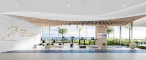 gym with sea view at Sunset Bay Grand by Imtiaz at Dubai Islands Presented by Tohid Fetrat