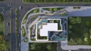 top view layout at Sunset Bay Grand by Imtiaz at Dubai Islands Presented by Tohid Fetrat