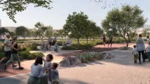 Equiterra at Grand Polo Club and Resort by Emaar landscaped community park with walking trails cycling paths and family friendly outdoor spaces in Dubai - Presented by Tohid Fetrat