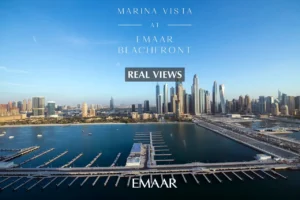 Marina Vista at Emaar Beachfront by Emaar real views of Dubai Marina skyline and waterfront in Dubai - Presented by Tohid Fetrat