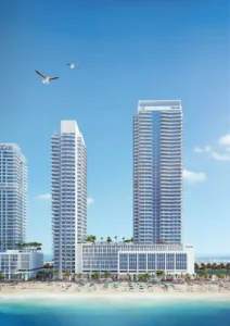 Marina Vista at Emaar Beachfront by Emaar twin residential towers with direct beach frontage and Gulf views in Dubai - Presented by Tohid Fetrat