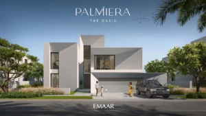 Palmiera at The Oasis by Emaar modern villa with driveway garage landscaped garden and minimalist facade in Dubai - Presented by Tohid Fetrat