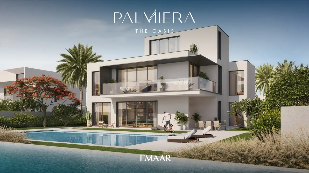 Palmiera at The Oasis by Emaar modern villa with private pool terrace and landscaped garden in Dubai - Presented by Tohid Fetrat