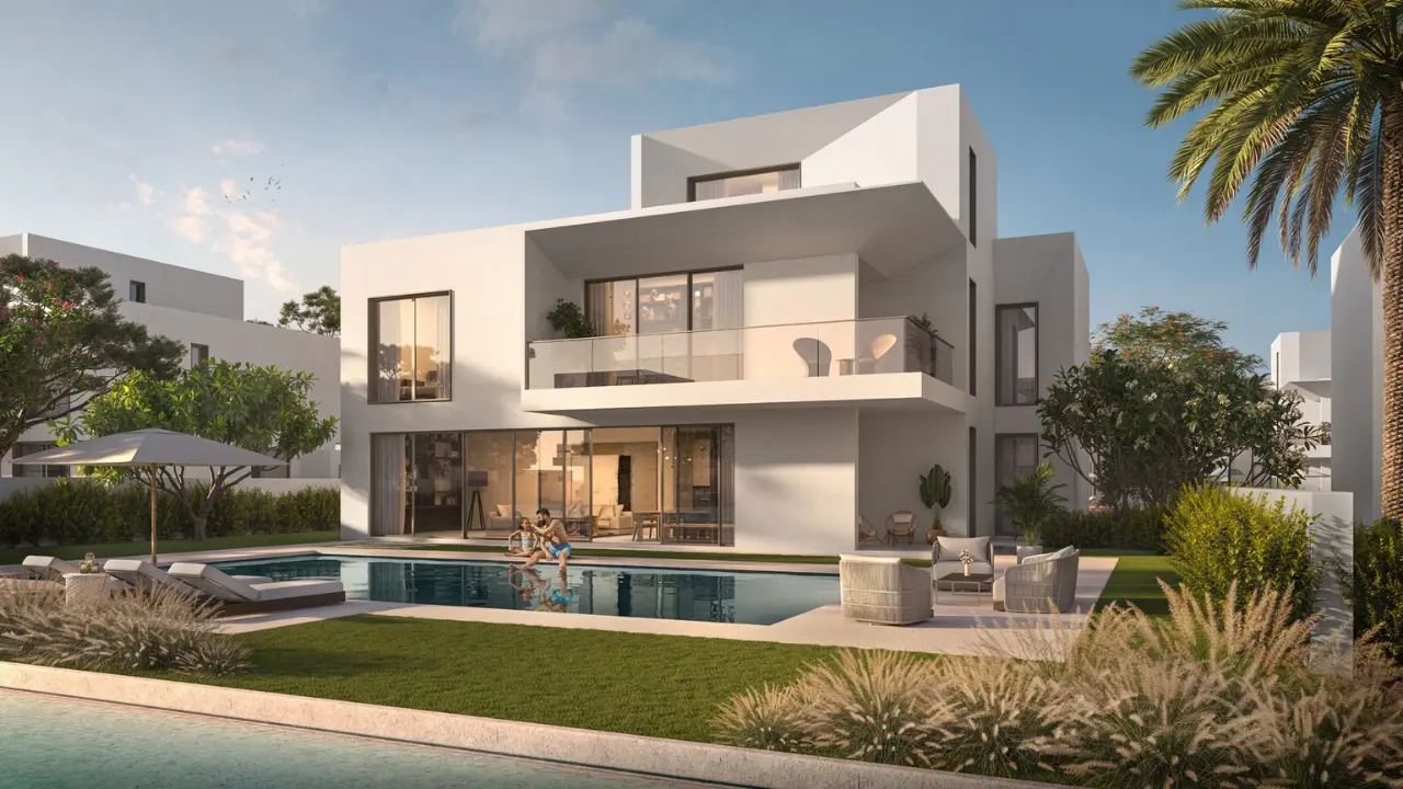 Palmiera at The Oasis by Emaar modern villa with private pool terrace and landscaped garden in Dubai - Presented by Tohid Fetrat