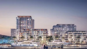 Seagate at Rashid Yachts & Marina by Emaar marina view with yachts and modern waterfront residences in Dubai - Presented by Tohid Fetrat