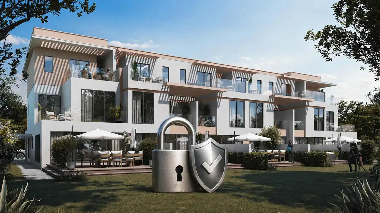 Bahamas at DAMAC Islands 2 escrow account highlighting secure real estate investment and modern townhouse residences in Dubai Presented by Tohid Fetrat