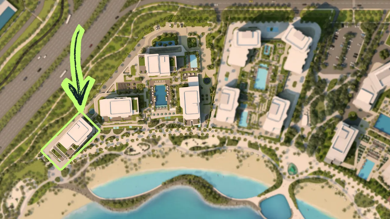 Bay Grove Residences Phase 1 location within the Bay Grove Residences masterplan on Dubai Islands Presented by Tohid Fetrat