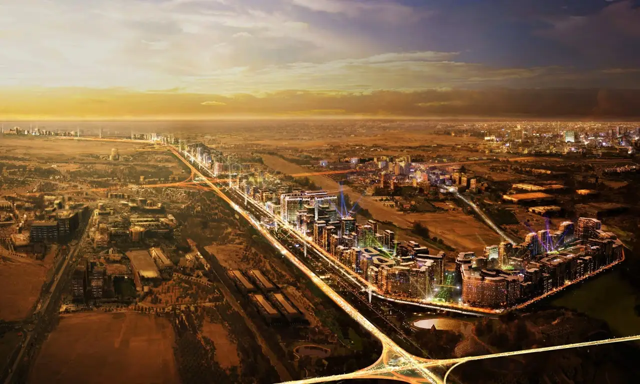 Downtown Jebel Ali master community and urban development layout in Dubai Presented by Tohid Fetrat