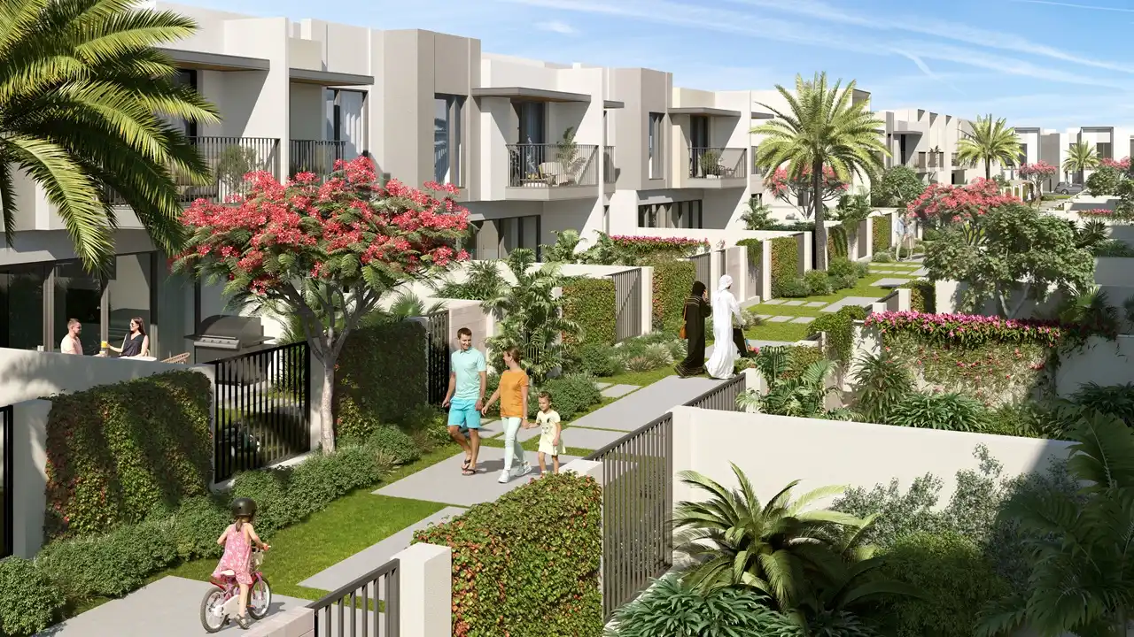 EDEN at The Valley by Emaar townhouse garden community with landscaped walkways in Dubai - Presented by Tohid Fetrat