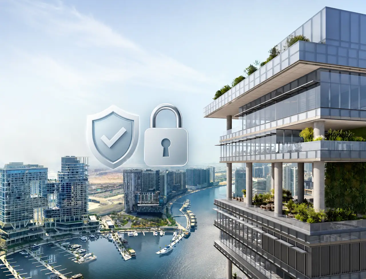 ENARA by OMNIYAT secure escrow account concept with luxury waterfront residences in Dubai Presented by Tohid Fetrat