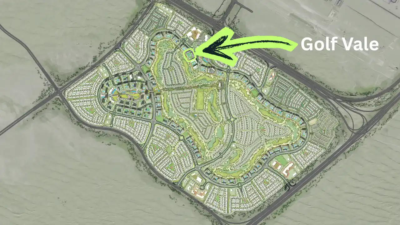 Golf Vale at Emaar South by Emaar location within the Emaar South master community near the golf course in Dubai - Presented by Tohid Fetrat