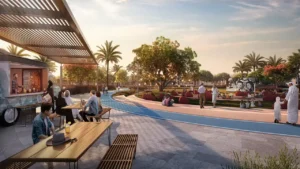 NARA at The Valley by Emaar community social park and outdoor leisure area in Dubai - Presented by Tohid Fetrat