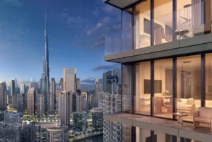 Peninsula Four The Plaza by Select Group luxury apartment with Burj Khalifa skyline view in Business Bay Dubai Presented by Tohid Fetrat