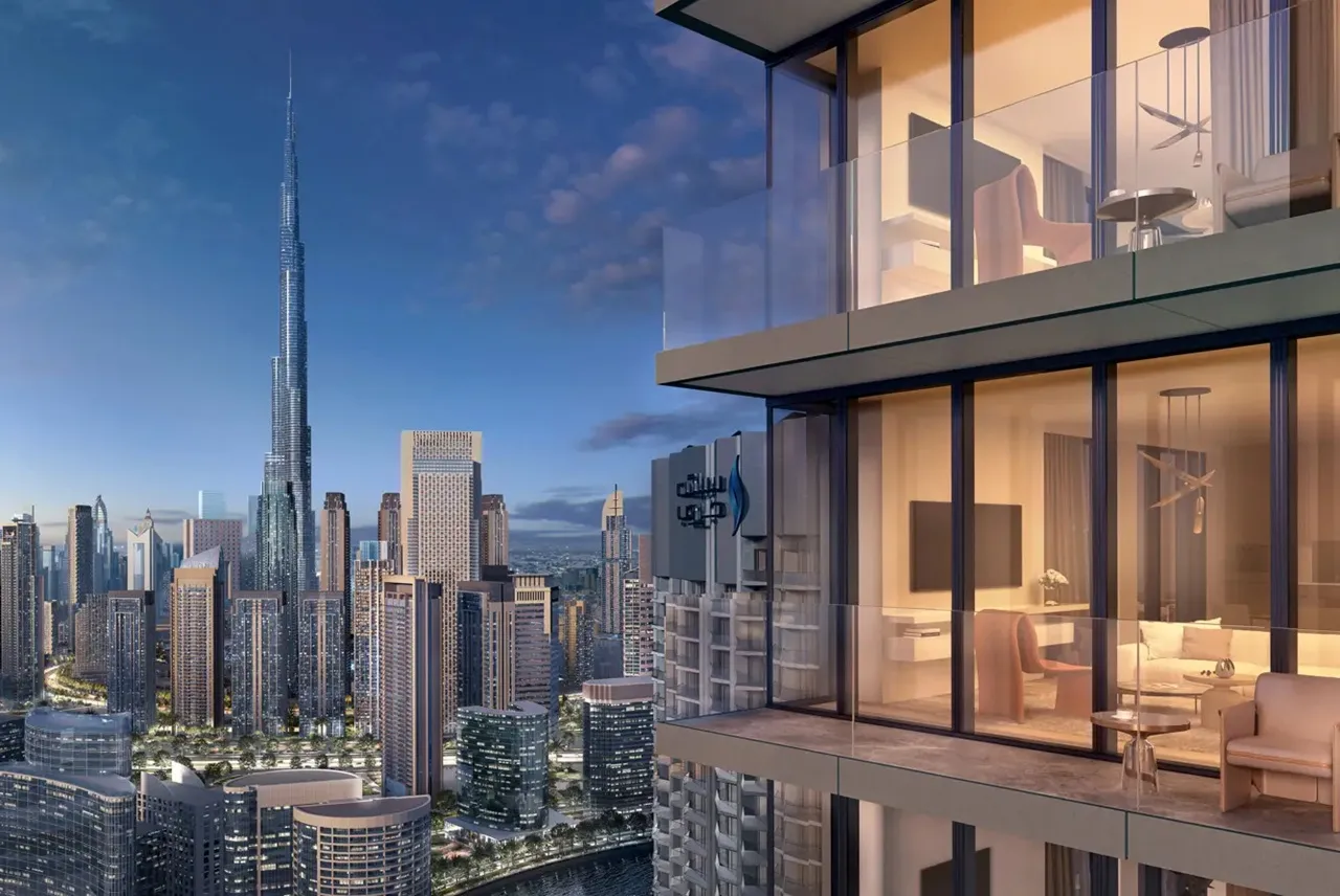 Peninsula Four The Plaza by Select Group luxury apartment with Burj Khalifa skyline view in Business Bay Dubai Presented by Tohid Fetrat