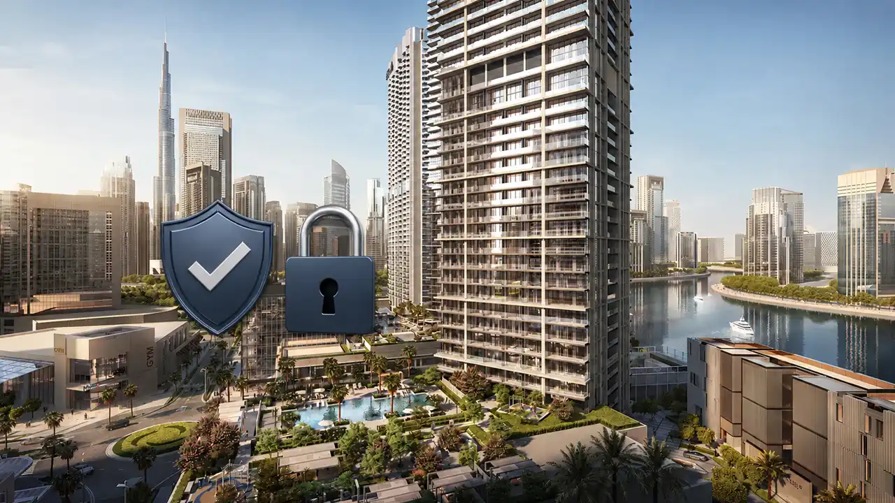 Peninsula Four The Plaza escrow account and secure Dubai property investment concept in Business Bay Presented by Tohid Fetrat