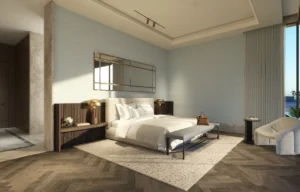 Six Senses Residences The Palm by Select Group luxury bedroom interior with elegant finishes in Dubai - Presented by Tohid Fetrat