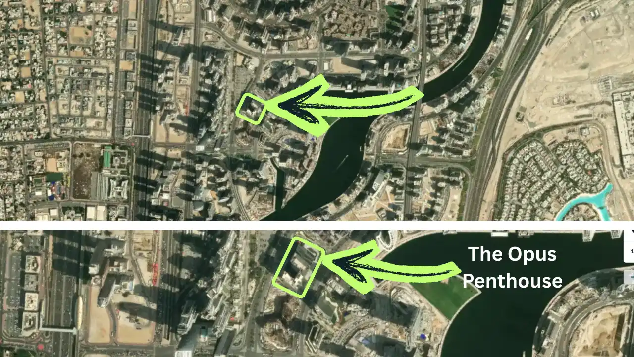 The Opus Penthouse by OMNIYAT location within Business Bay beside Dubai Water Canal in Dubai - Presented by Tohid Fetrat
