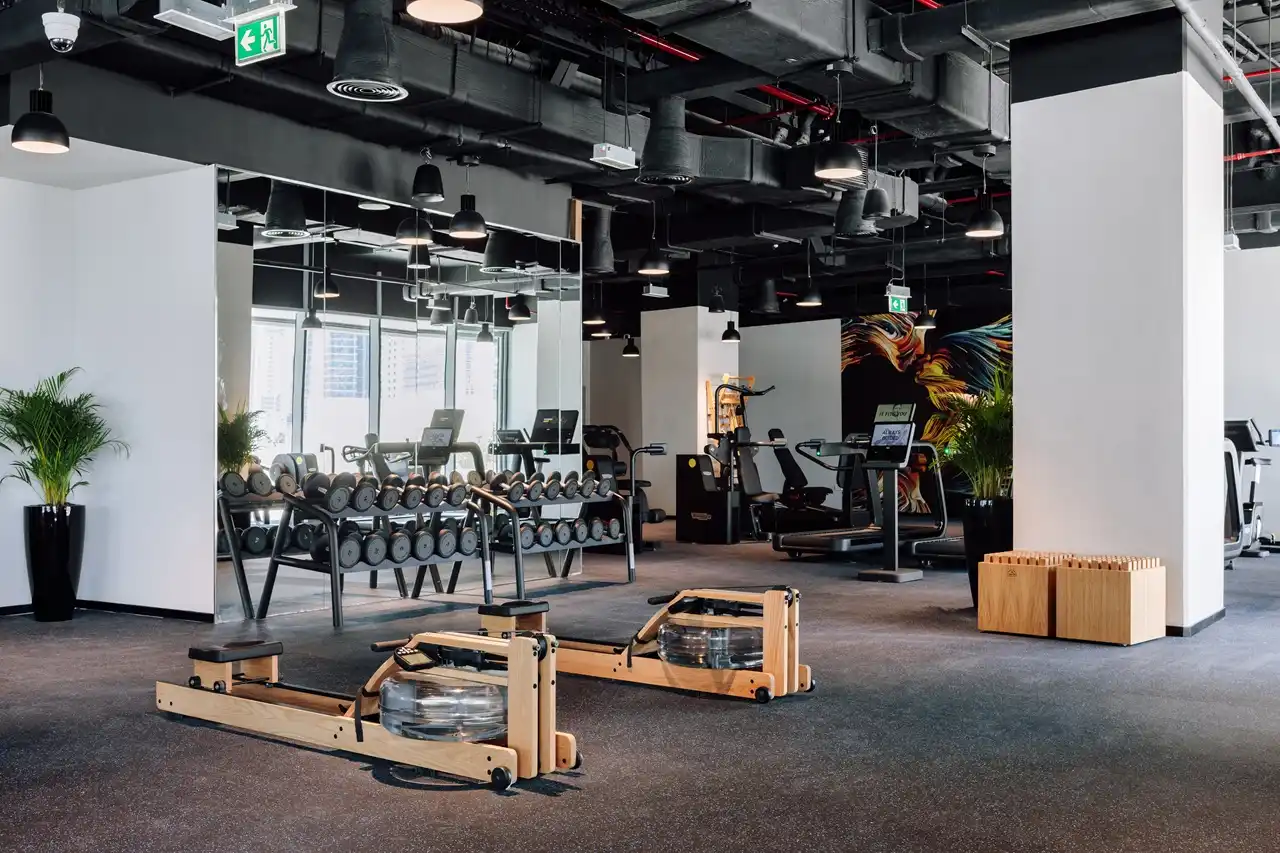 The Opus Residences by OMNIYAT luxury fitness gym facility in Dubai - Presented by Tohid Fetrat