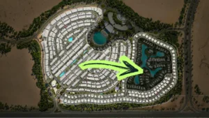 Tilal Binghatti Villas & Mansions by Binghatti masterplan with highlighted residential location pointer within the Tilal Binghatti community in Dubai - Presented by Tohid Fetrat