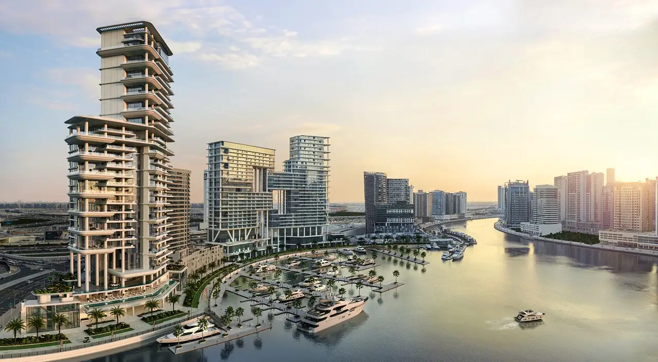 VELA by OMNIYAT construction updates featuring luxury marina waterfront residences in Dubai Presented by Tohid Fetrat
